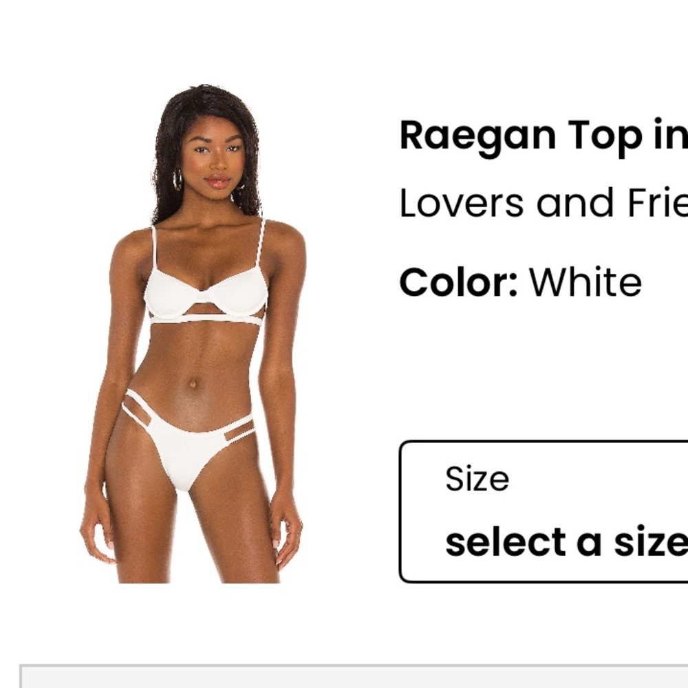 Lovers and friends White Bikini Set